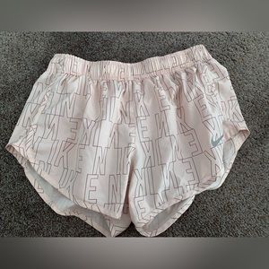medium nike tempo running shorts (pink)